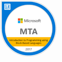 Intro to programming using black-based languages 2017 badge icon